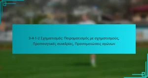 3-4-1-2 Σχηματισμός: Πειραματισμός με σχηματισμούς, Προπονητικές συνεδρίες, Προσομοιώσεις αγώνων